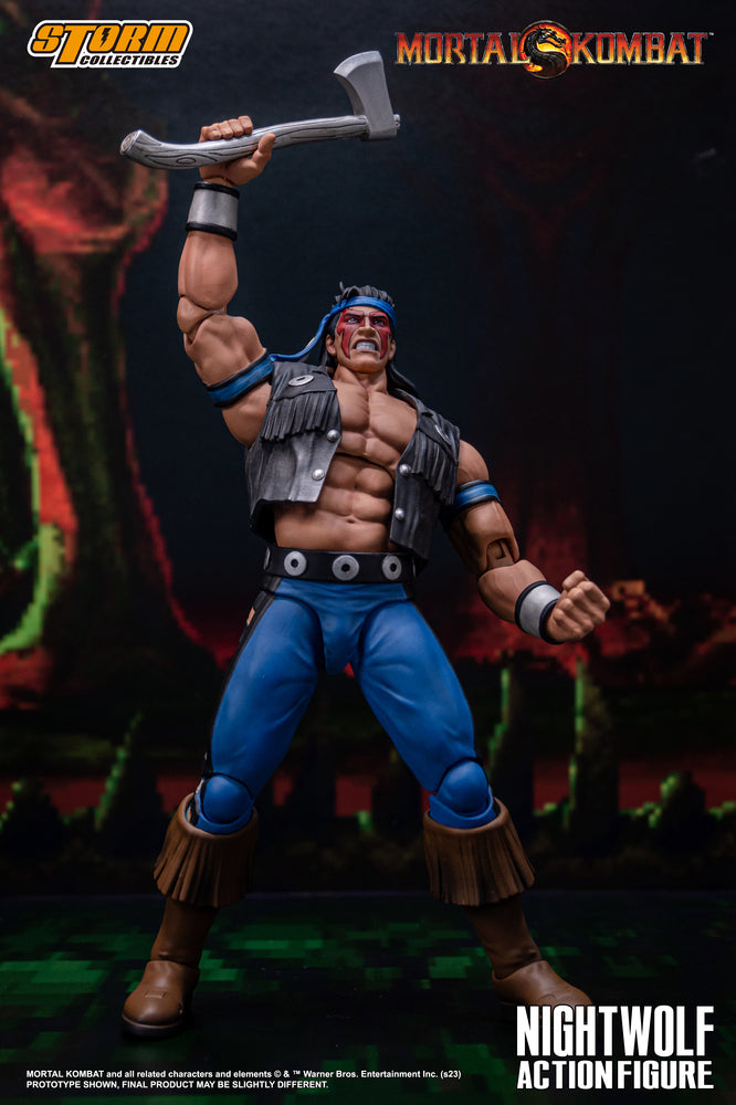 MORTAL KOMBAT 1/12 SCALE ACTION FIGURE NIGHTWOLF | モータルコンバット アクションフィギュア ナイトウルフ