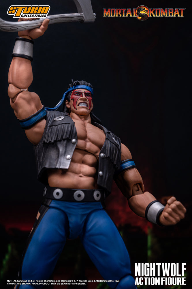 MORTAL KOMBAT 1/12 SCALE ACTION FIGURE NIGHTWOLF | モータルコンバット アクションフィギュア ナイトウルフ