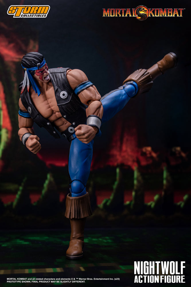 MORTAL KOMBAT 1/12 SCALE ACTION FIGURE NIGHTWOLF | モータルコンバット アクションフィギュア ナイトウルフ