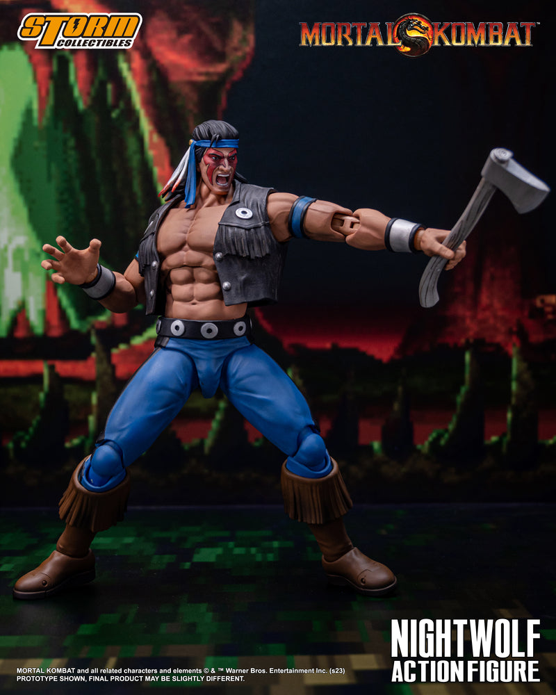 MORTAL KOMBAT 1/12 SCALE ACTION FIGURE NIGHTWOLF | モータルコンバット アクションフィギュア ナイトウルフ