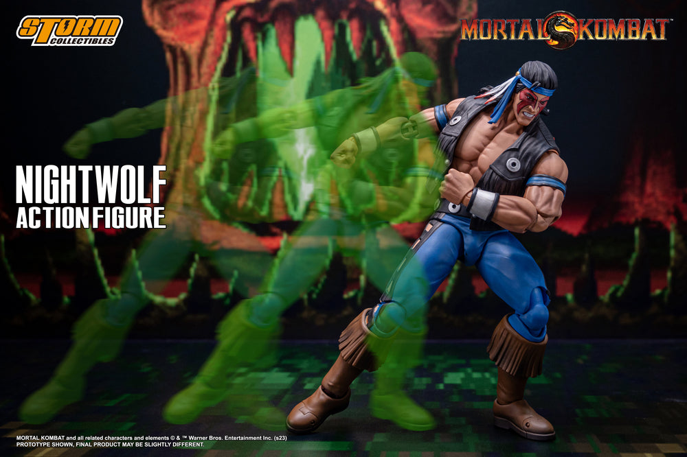 MORTAL KOMBAT 1/12 SCALE ACTION FIGURE NIGHTWOLF | モータルコンバット アクションフィギュア ナイトウルフ