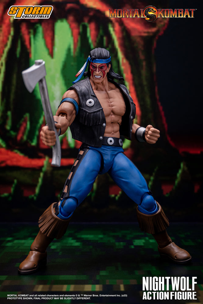 MORTAL KOMBAT 1/12 SCALE ACTION FIGURE NIGHTWOLF | モータルコンバット アクションフィギュア ナイトウルフ
