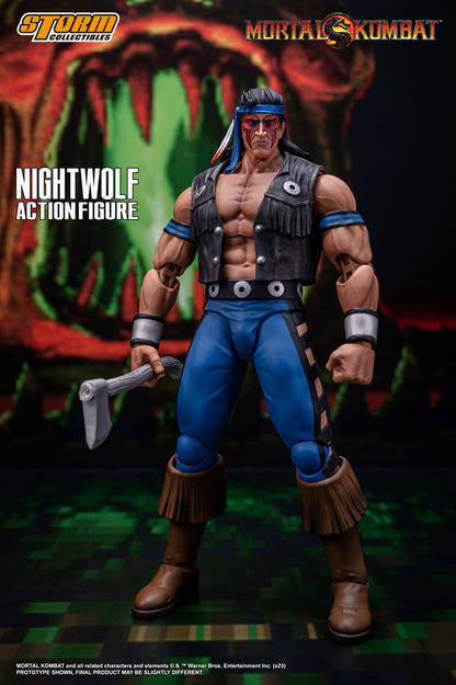 MORTAL KOMBAT 1/12 SCALE ACTION FIGURE NIGHTWOLF | モータルコンバット アクションフィギュア ナイトウルフ