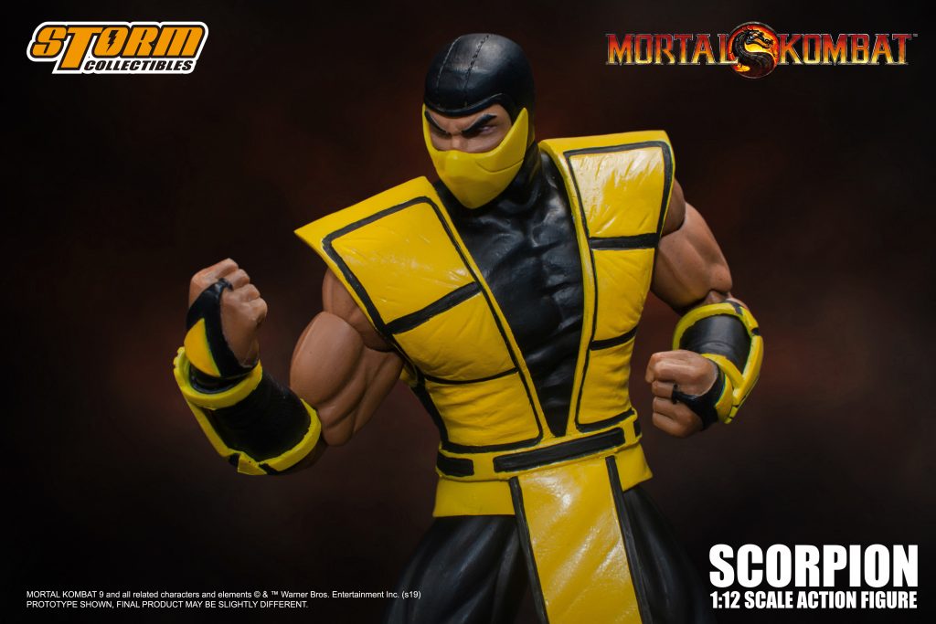 MORTAL KOMBAT 1/12 SCALE ACTION FIGURE SCORPION VER.2 | モータルコンバット 1/12 アクションフィギュア スコーピオン VER.2