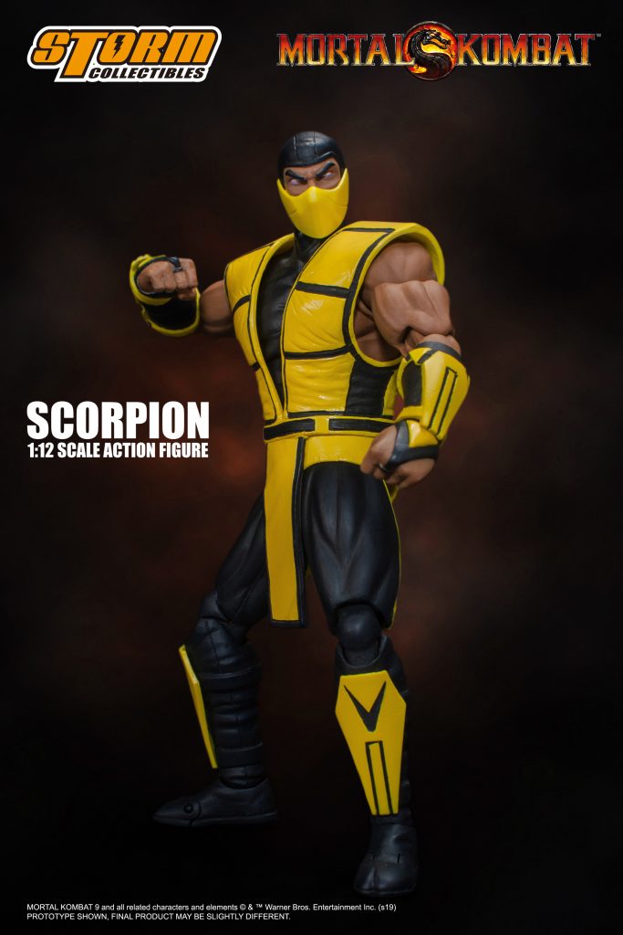 MORTAL KOMBAT 1/12 SCALE ACTION FIGURE SCORPION VER.2 | モータルコンバット 1/12 アクションフィギュア スコーピオン VER.2