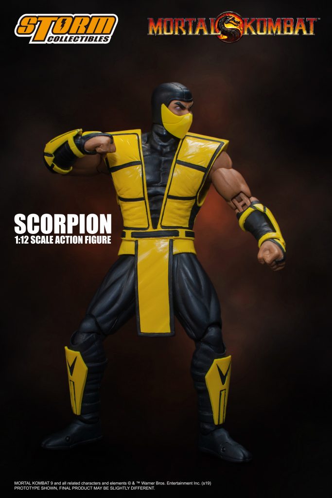 MORTAL KOMBAT 1/12 SCALE ACTION FIGURE SCORPION VER.2 | モータルコンバット 1/12 アクションフィギュア スコーピオン VER.2