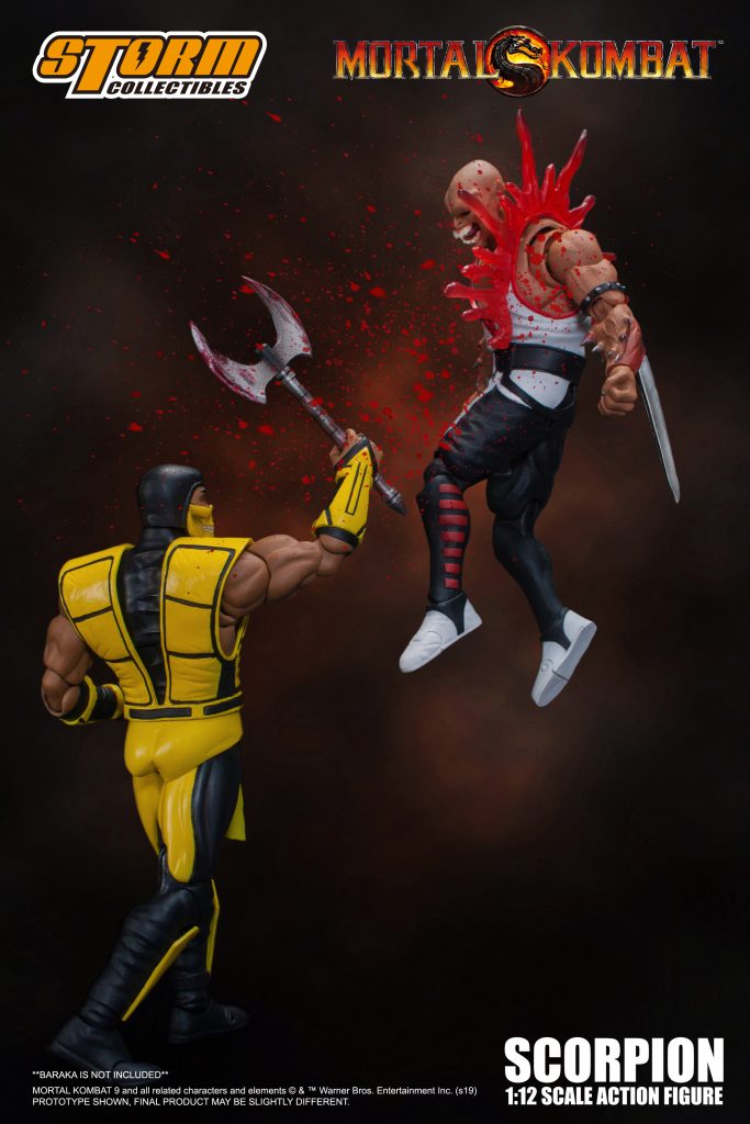 MORTAL KOMBAT 1/12 SCALE ACTION FIGURE SCORPION VER.2 | モータルコンバット 1/12 アクションフィギュア スコーピオン VER.2