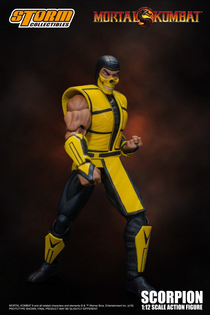MORTAL KOMBAT 1/12 SCALE ACTION FIGURE SCORPION VER.2 | モータルコンバット 1/12 アクションフィギュア スコーピオン VER.2