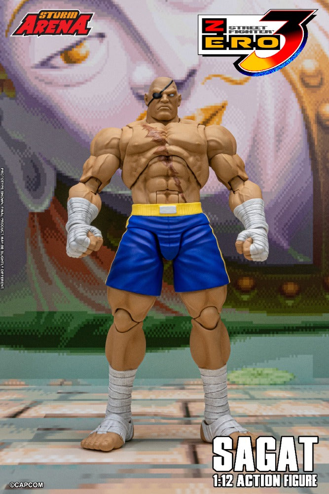 STREET FIGHTER ZERO 3 - SAGAT 1/12 ACTION FIGURE | ストーム