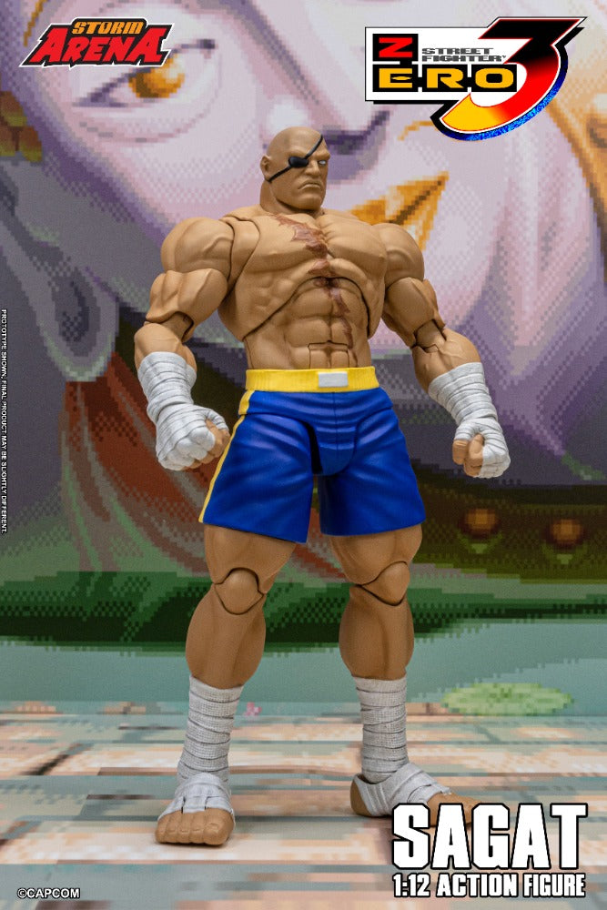STREET FIGHTER ZERO 3 - SAGAT 1/12 ACTION FIGURE | ストーム