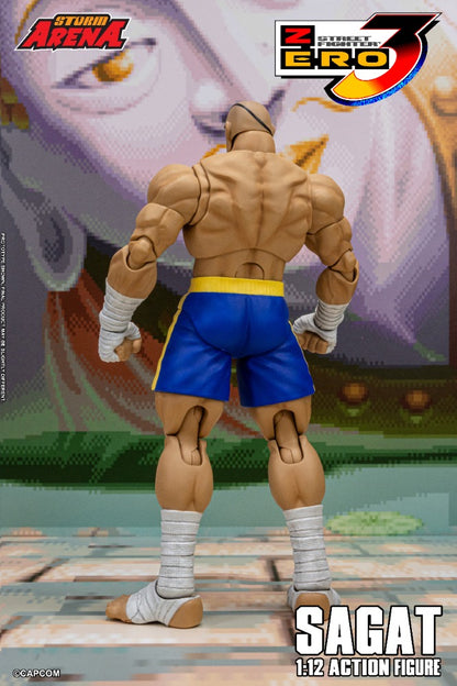 STREET FIGHTER ZERO 3 - SAGAT 1/12 ACTION FIGURE | ストームアリーナ ストリートファイターZERO3 サガット
