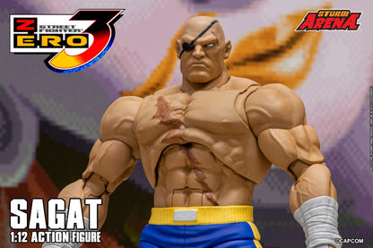 STREET FIGHTER ZERO 3 - SAGAT 1/12 ACTION FIGURE | ストームアリーナ ストリートファイターZERO3 サガット
