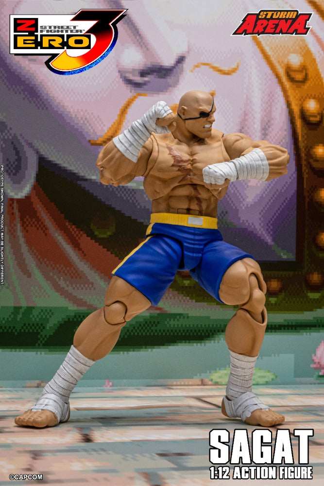 STREET FIGHTER ZERO 3 - SAGAT 1/12 ACTION FIGURE | ストーム