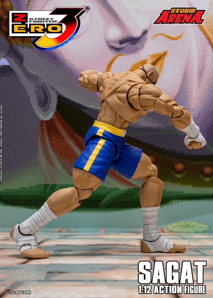 STREET FIGHTER ZERO 3 - SAGAT 1/12 ACTION FIGURE | ストーム