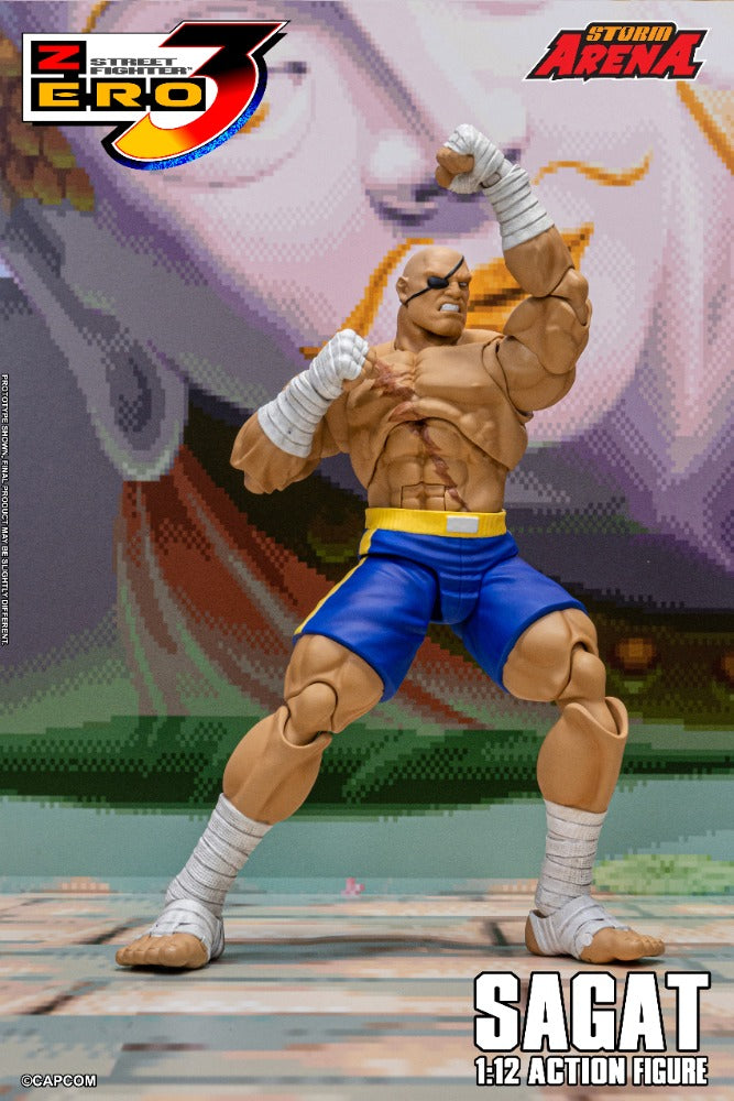 STREET FIGHTER ZERO 3 - SAGAT 1/12 ACTION FIGURE | ストーム