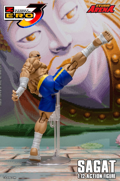 STREET FIGHTER ZERO 3 - SAGAT 1/12 ACTION FIGURE | ストームアリーナ ストリートファイターZERO3 サガット