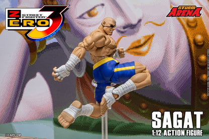 STREET FIGHTER ZERO 3 - SAGAT 1/12 ACTION FIGURE | ストームアリーナ ストリートファイターZERO3 サガット