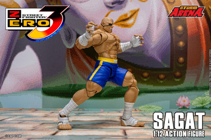 STREET FIGHTER ZERO 3 - SAGAT 1/12 ACTION FIGURE | ストームアリーナ ストリートファイターZERO3 サガット