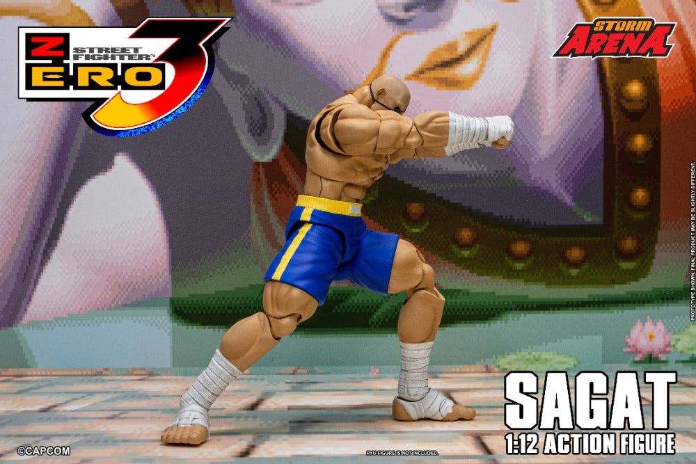 STREET FIGHTER ZERO 3 - SAGAT 1/12 ACTION FIGURE | ストーム