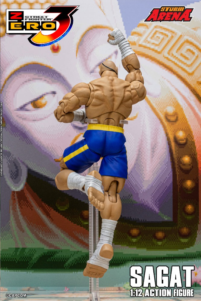 STREET FIGHTER ZERO 3 - SAGAT 1/12 ACTION FIGURE | ストームアリーナ ストリートファイターZERO3 サガット