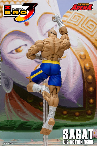 STREET FIGHTER ZERO 3 - SAGAT 1/12 ACTION FIGURE | ストームアリーナ ストリートファイターZERO3 サガット