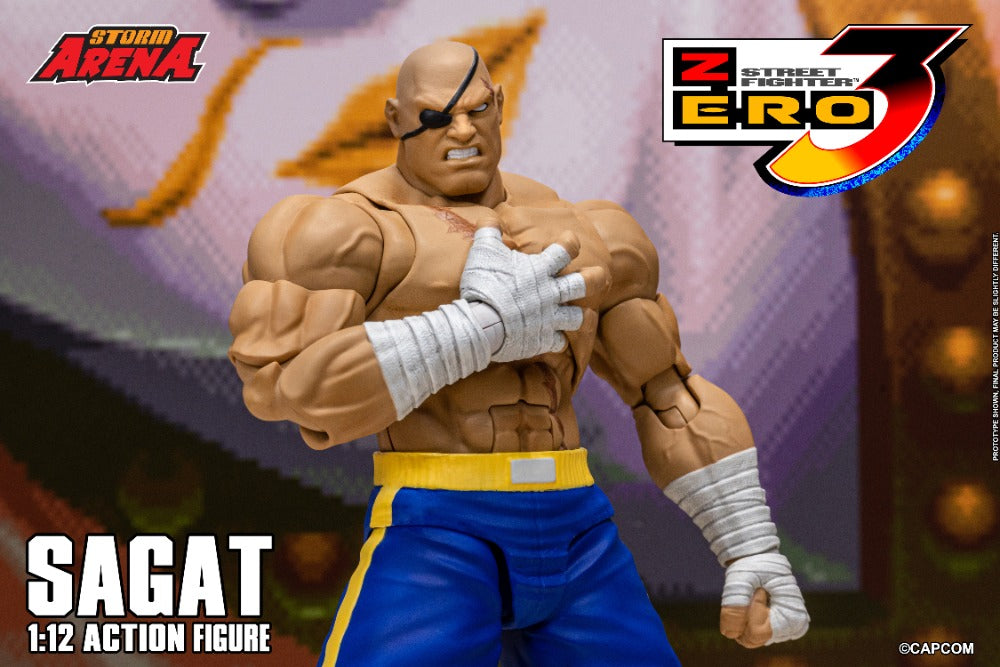 STREET FIGHTER ZERO 3 - SAGAT 1/12 ACTION FIGURE | ストーム
