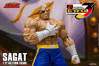 STREET FIGHTER ZERO 3 - SAGAT 1/12 ACTION FIGURE | ストームアリーナ ストリートファイターZERO3 サガット