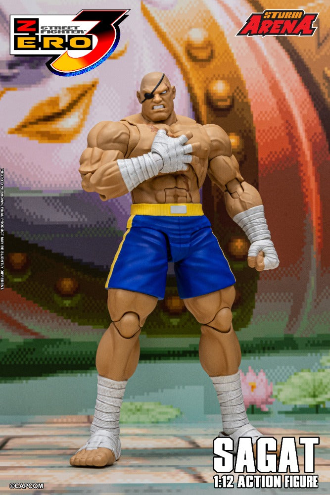 STREET FIGHTER ZERO 3 - SAGAT 1/12 ACTION FIGURE | ストーム