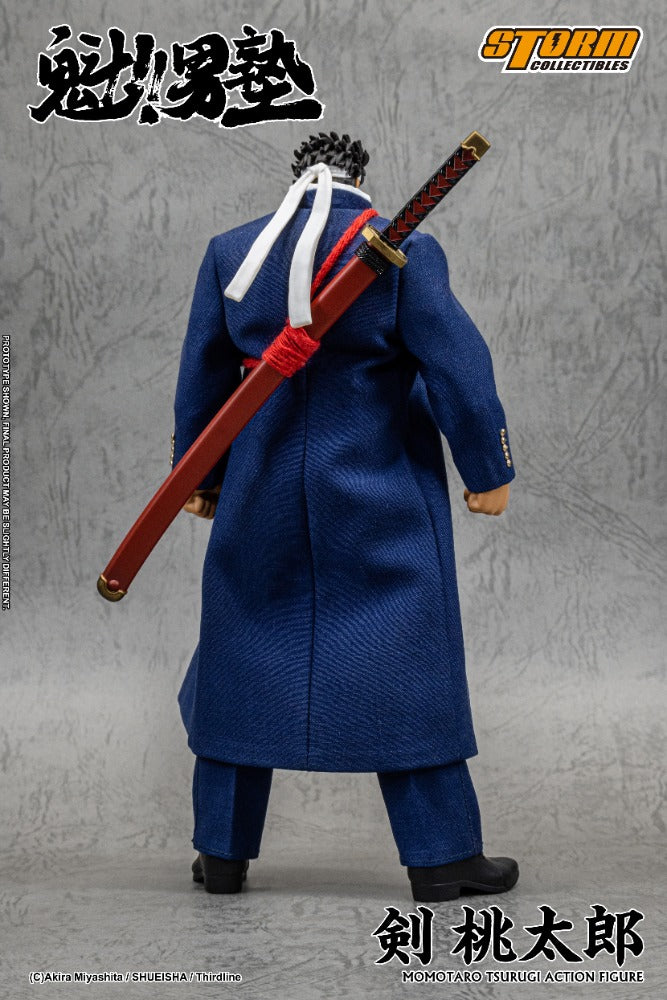 SAKIGAKE!! OTOKOJUKU - 1/10 SCALE TSURUGI MOMOTARO ACTION FIGURE | 魁!!男塾 アクションフィギュア 剣桃太郎
