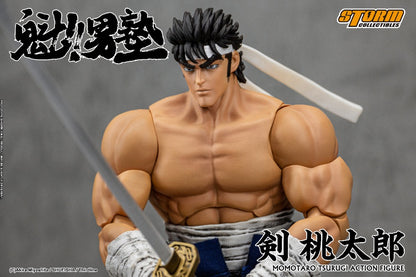 SAKIGAKE!! OTOKOJUKU - 1/10 SCALE TSURUGI MOMOTARO ACTION FIGURE | 魁!!男塾 アクションフィギュア 剣桃太郎