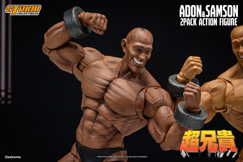 CHOU-ANIKI - ADON & SAMSON 2-PACK ACTION FIGURE | 超兄貴 アクションフィギュア アドン＆サムソン 2パック