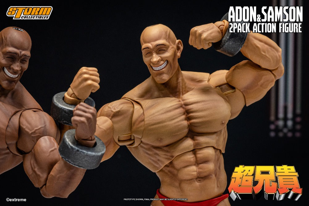 CHOU-ANIKI - ADON & SAMSON 2-PACK ACTION FIGURE | 超兄貴 アクションフィギュア アドン＆サムソン 2パック