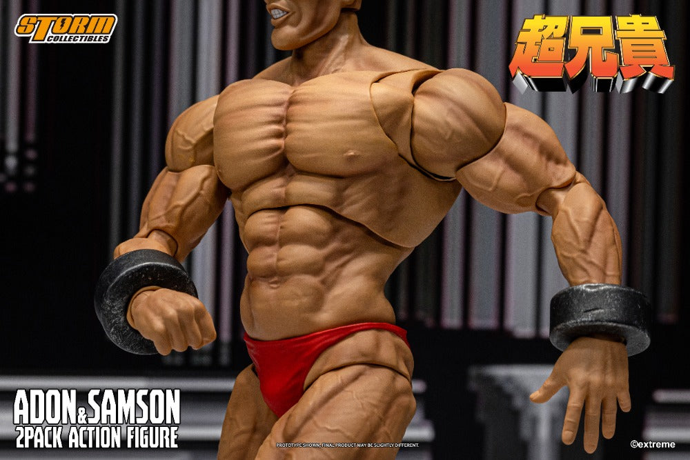 CHOU-ANIKI - ADON & SAMSON 2-PACK ACTION FIGURE | 超兄貴 アクションフィギュア アドン＆サムソン 2パック