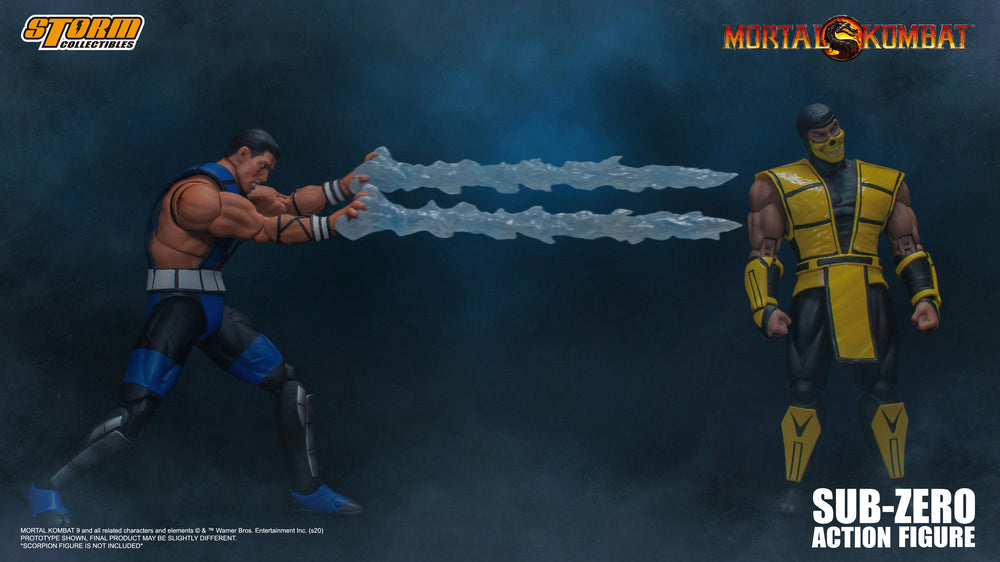 MORTAL KOMBAT 1/12 SCALE ACTION FIGURE SUB-ZERO (UNMASKED) | モータルコンバット アクションフィギュア サブゼロ(アンマスク)