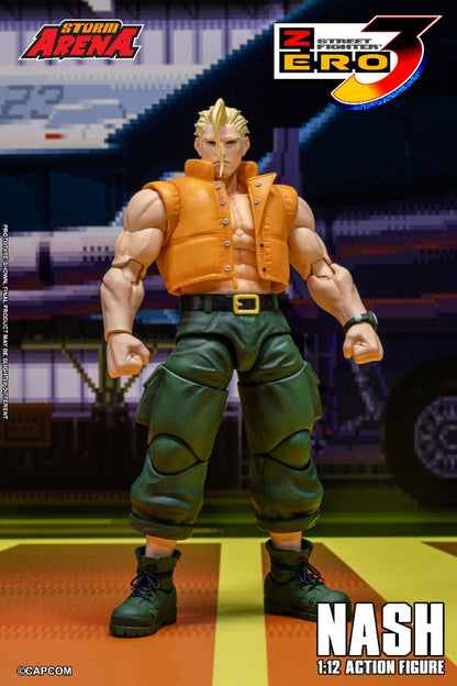 STREET FIGHTER ZERO 3 - NASH 1/12 ACTION FIGURE | ストームアリーナ ストリートファイターZERO3 ナッシュ
