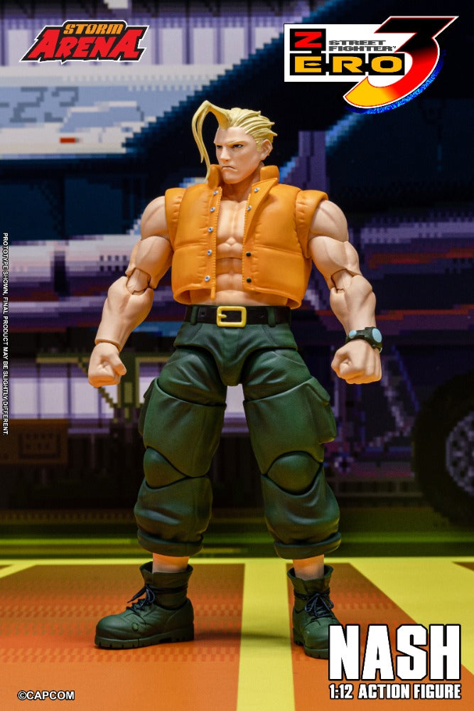 STREET FIGHTER ZERO 3 - NASH 1/12 ACTION FIGURE | ストームアリーナ