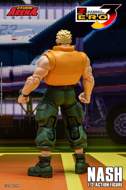 STREET FIGHTER ZERO 3 - NASH 1/12 ACTION FIGURE | ストームアリーナ ストリートファイターZERO3 ナッシュ