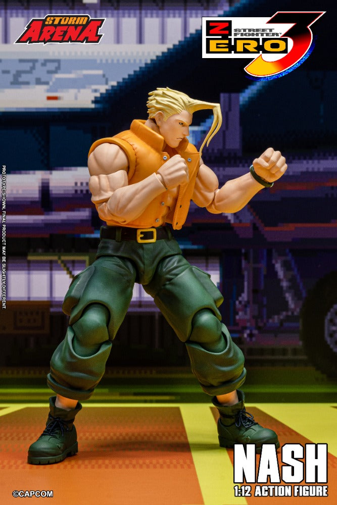 STREET FIGHTER ZERO 3 - NASH 1/12 ACTION FIGURE | ストームアリーナ