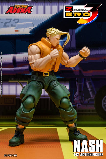STREET FIGHTER ZERO 3 - NASH 1/12 ACTION FIGURE | ストームアリーナ ストリートファイターZERO3 ナッシュ