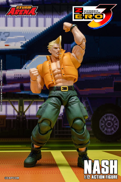 STREET FIGHTER ZERO 3 - NASH 1/12 ACTION FIGURE | ストームアリーナ ストリートファイターZERO3 ナッシュ