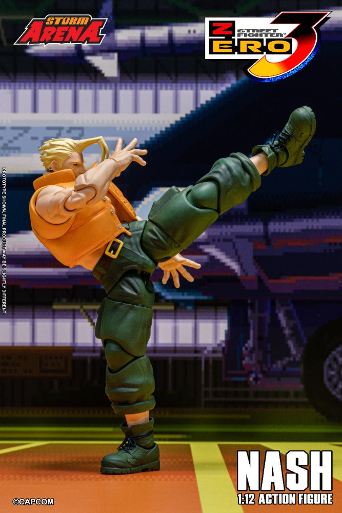 STREET FIGHTER ZERO 3 - NASH 1/12 ACTION FIGURE | ストームアリーナ