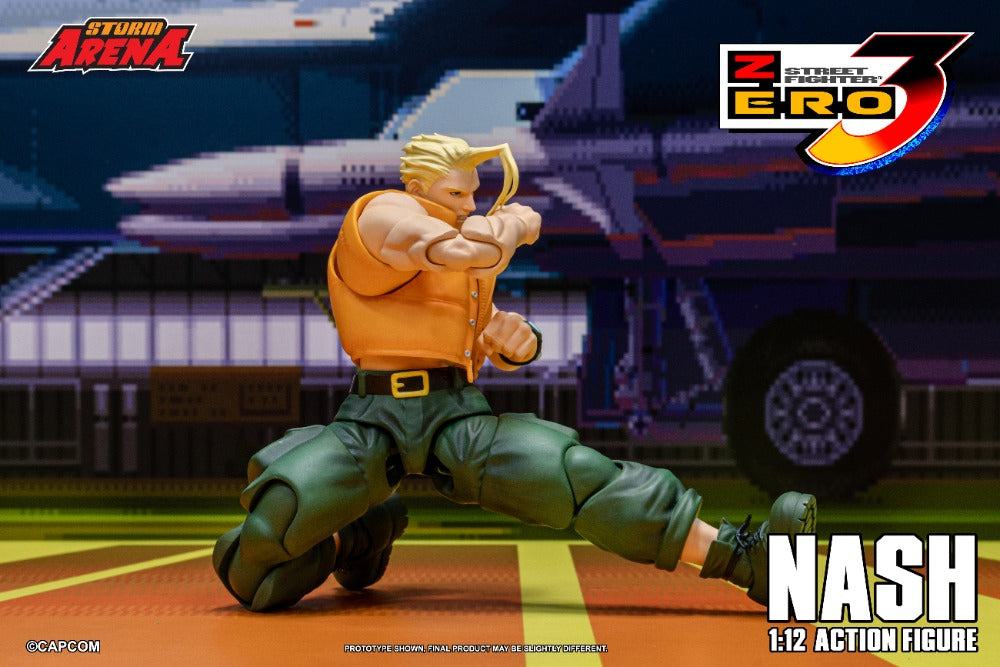 STREET FIGHTER ZERO 3 - NASH 1/12 ACTION FIGURE | ストームアリーナ ストリートファイターZERO3 ナッシュ