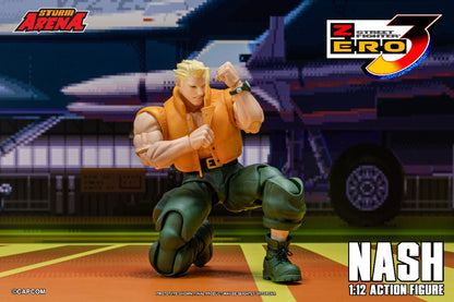 STREET FIGHTER ZERO 3 - NASH 1/12 ACTION FIGURE | ストームアリーナ ストリートファイターZERO3 ナッシュ