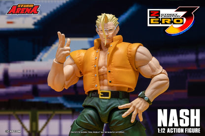 STREET FIGHTER ZERO 3 - NASH 1/12 ACTION FIGURE | ストームアリーナ ストリートファイターZERO3 ナッシュ