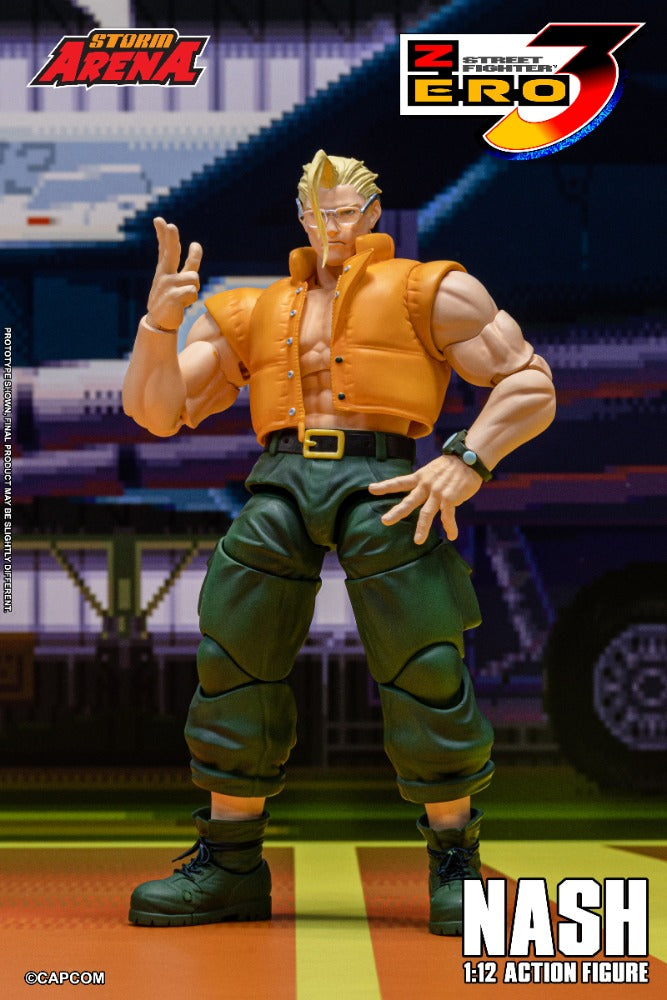 STREET FIGHTER ZERO 3 - NASH 1/12 ACTION FIGURE | ストームアリーナ