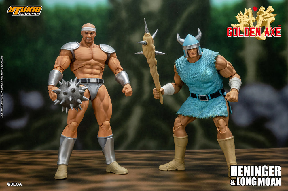 GOLDEN AXE ACTION FIGURE 2 PACKS HENINGER & LONG MOAN | ゴールデンアックス アクションフィギュア ヘニンガー&ロングモーン 2パック