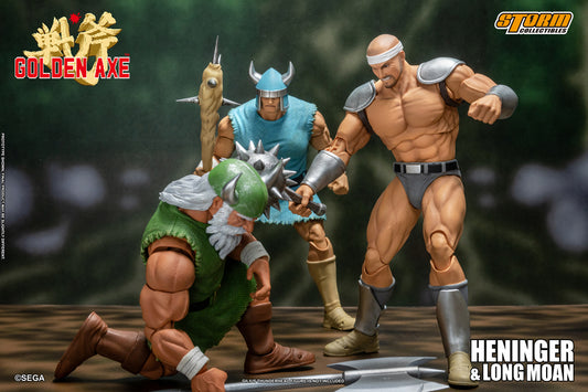 GOLDEN AXE ACTION FIGURE 2 PACKS HENINGER & LONG MOAN | ゴールデンアックス アクションフィギュア ヘニンガー&ロングモーン 2パック