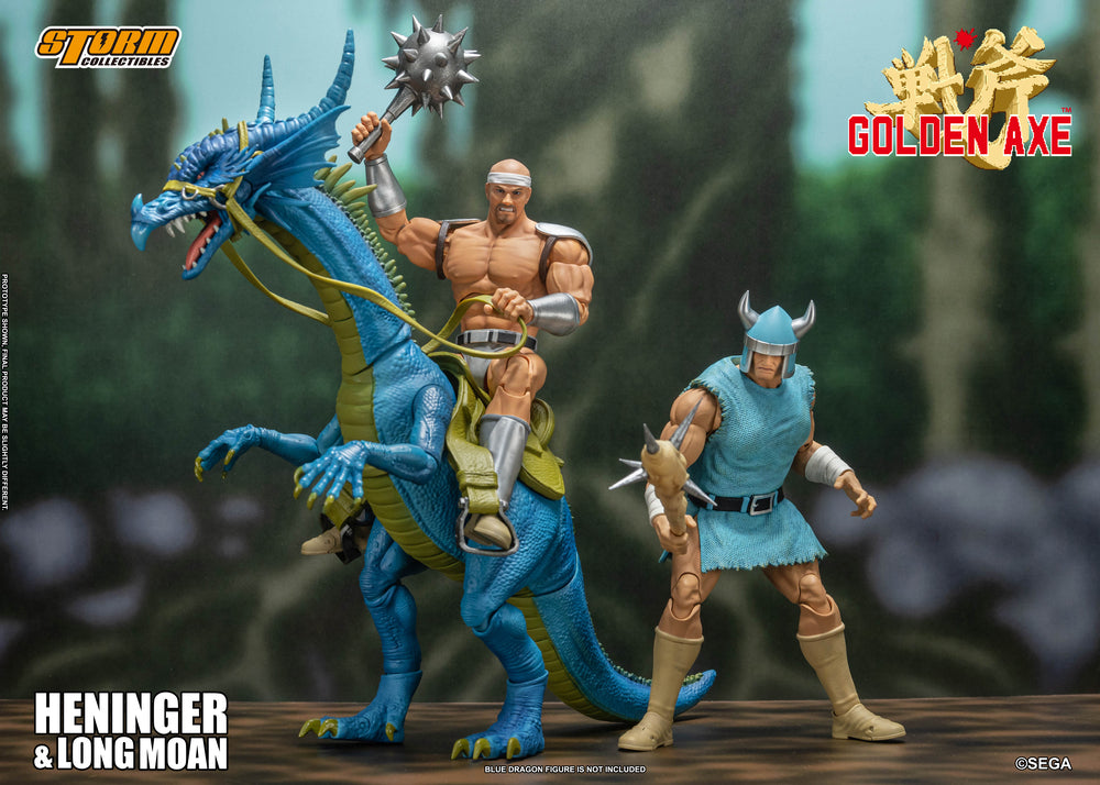 GOLDEN AXE ACTION FIGURE 2 PACKS HENINGER & LONG MOAN | ゴールデンアックス アクションフィギュア ヘニンガー&ロングモーン 2パック