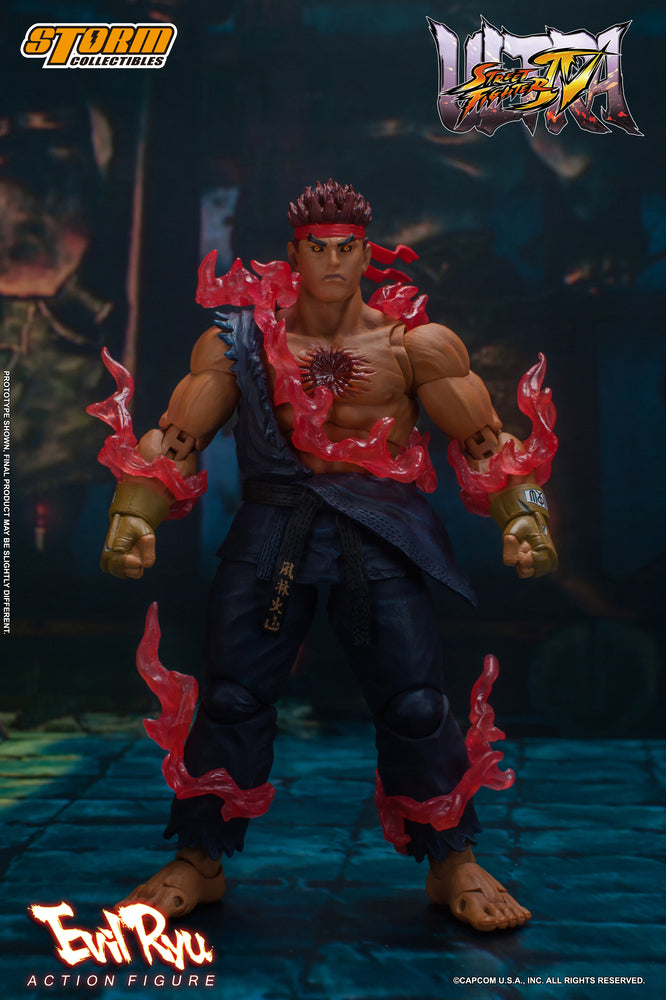 ULTRA STREET FIGHTER IV - EVIL RYU ACTION FIGURE | ウルトラストリートファイターⅣ アクションフィギュア 殺意の波動に目覚めたリュウ