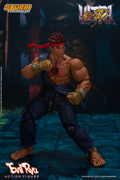 ULTRA STREET FIGHTER IV - EVIL RYU ACTION FIGURE | ウルトラストリートファイターⅣ アクションフィギュア 殺意の波動に目覚めたリュウ